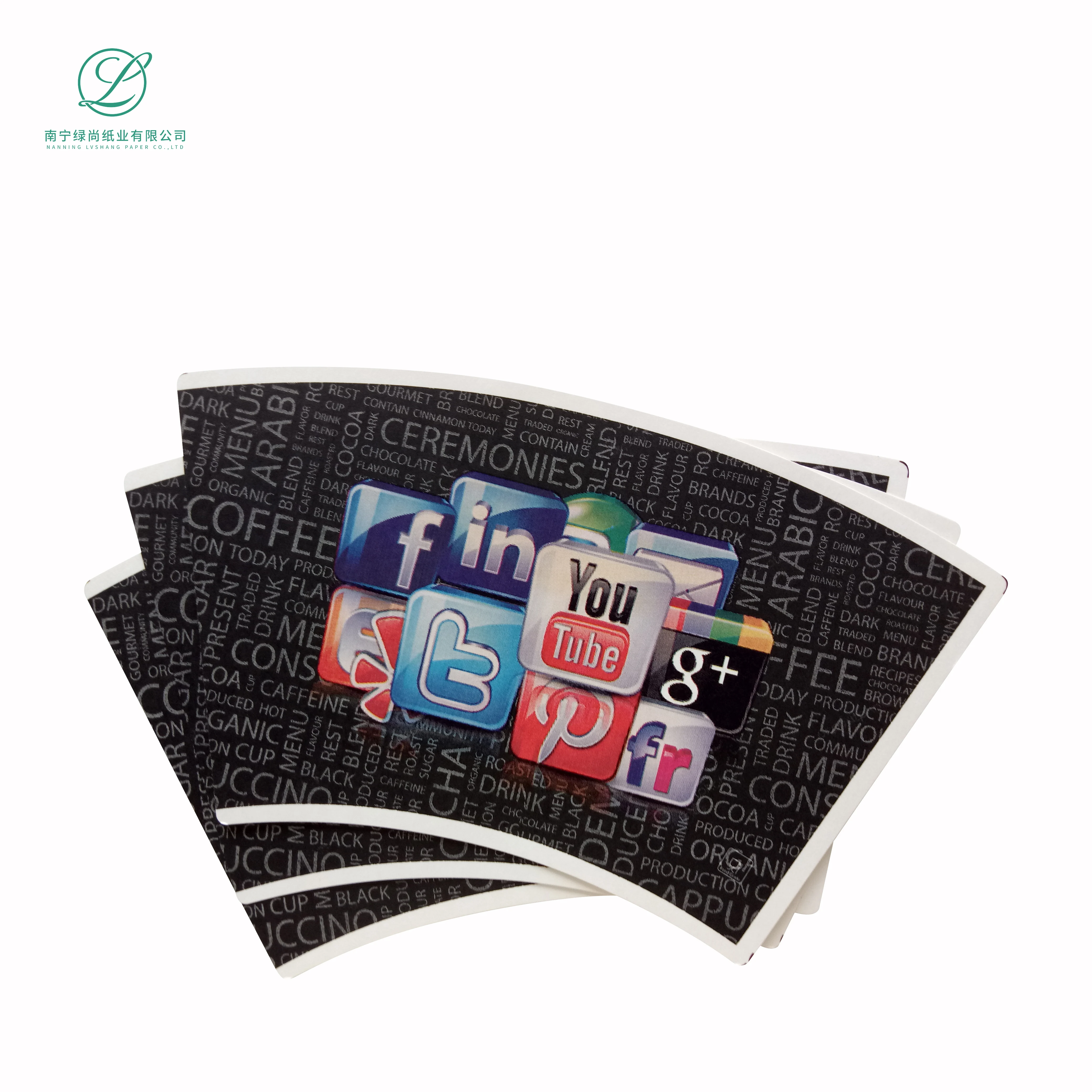 
Disposable raw material for paper cups single wall pe coated paper cup fan in stock 