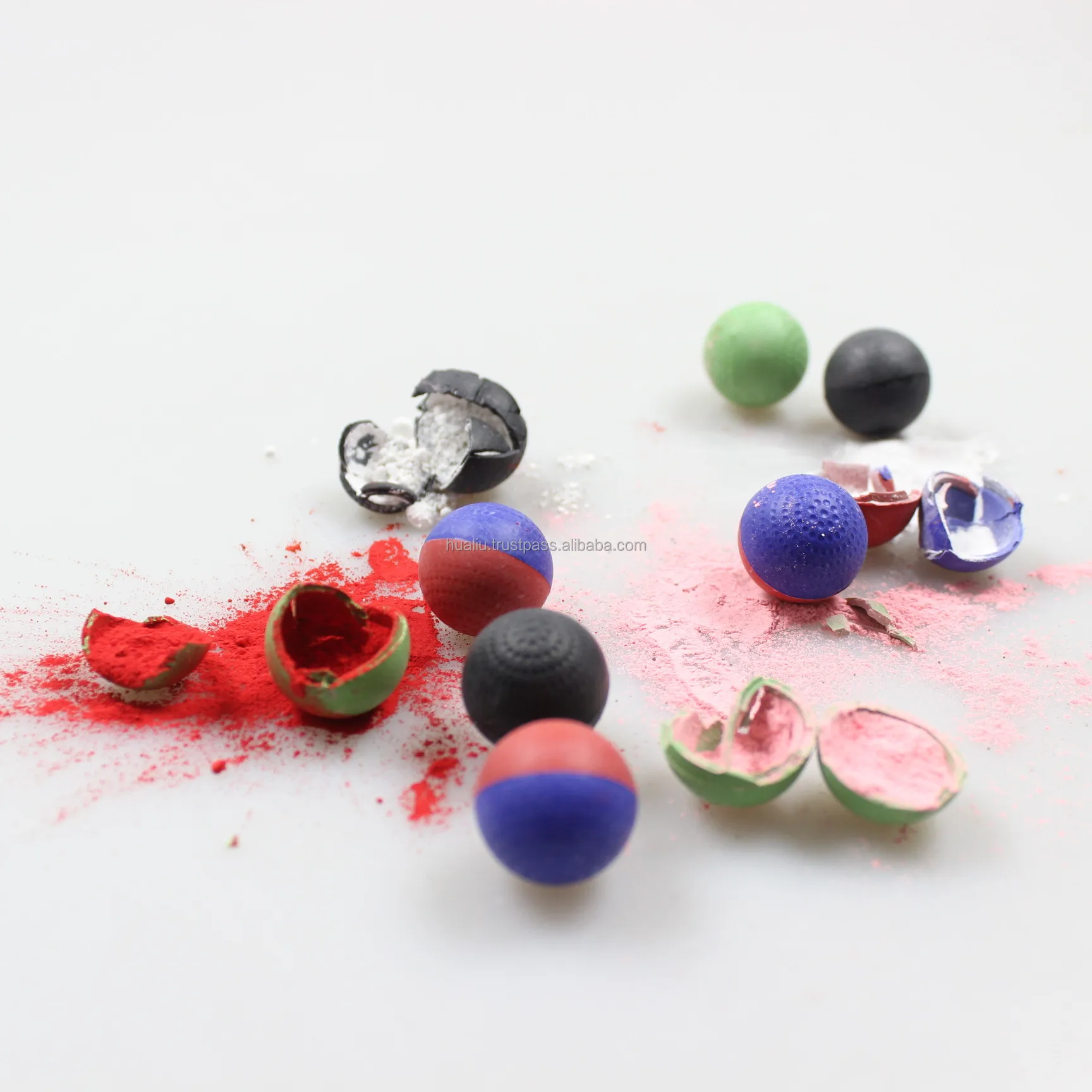 .43 Caliber .50 Caliber .68 Caliber Powder Dust Balls (Bag of 500)