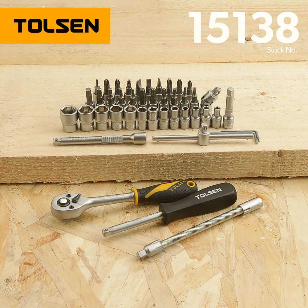 TOLSEN 46pcs Mechanic Multifunctional Diy Garage Mini Other Tool Sets