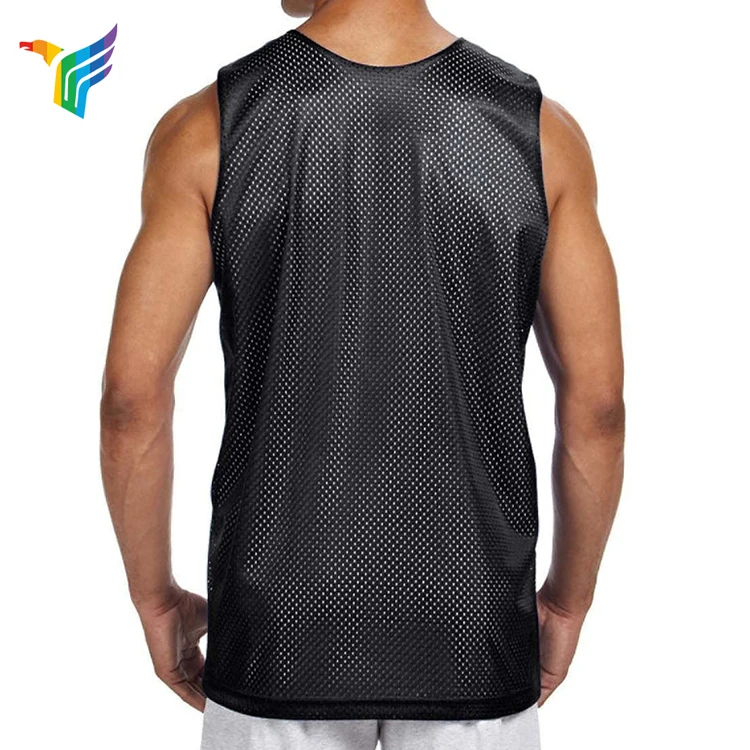 any logo custom sports vest mesh tank top men