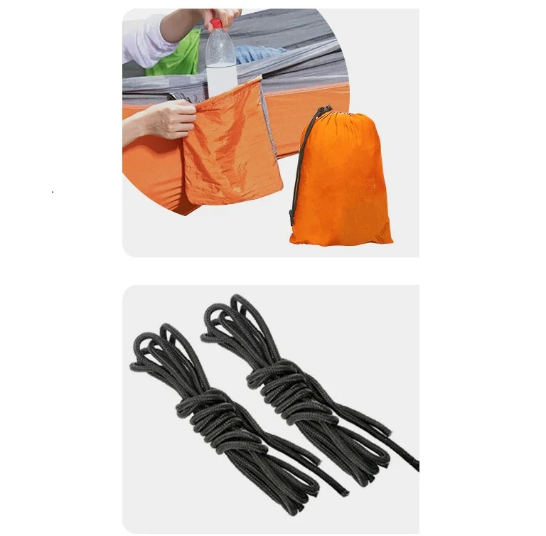  Good Quality Factory Price Hammocks Outdoor Camping Parachute Nylon Canvas Hammock