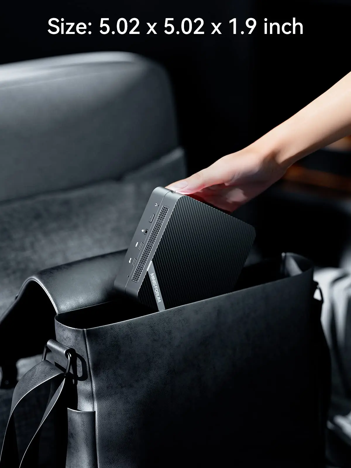 MINISFORUM UM450 AMD Ryzen 5 4500U 16GB RAM Micro Desktop Graphics Computer Windows 11 Pro Gaming Mini PC with DP HD-MI