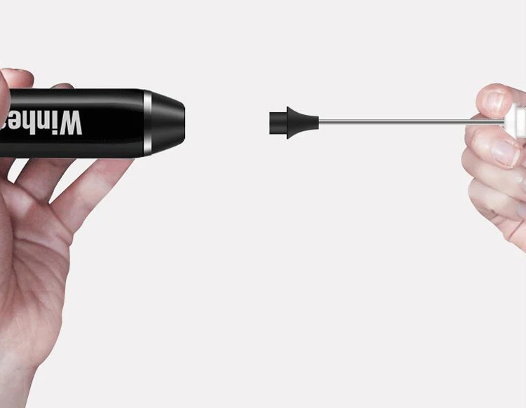 USB Rechargeable Milk Frother Electric Handheld Foam Whisk Electric Coffee Beater