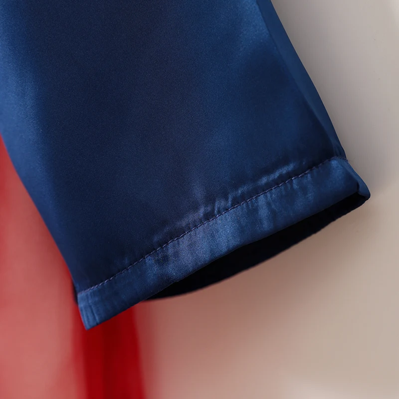 
Wholesale Chinese Traditional Girls Dress Mesh Embroidery Crane Desgin Han Dynasty Girls Green Party Dress for Summer 