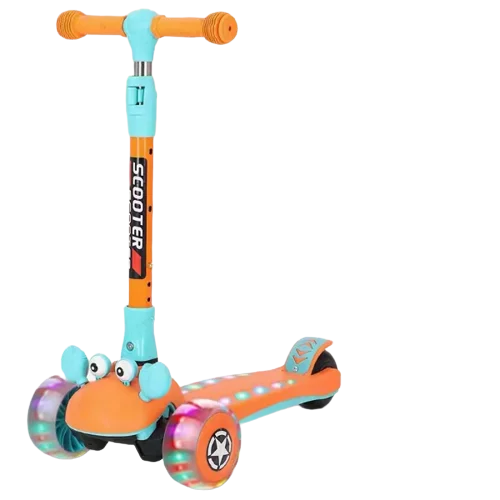 Wholesale Foldable Adjustable Height 3 Wheels Scooter Kid Children foot Led Three Wheel Kids Mini Kick Scooter for Kids