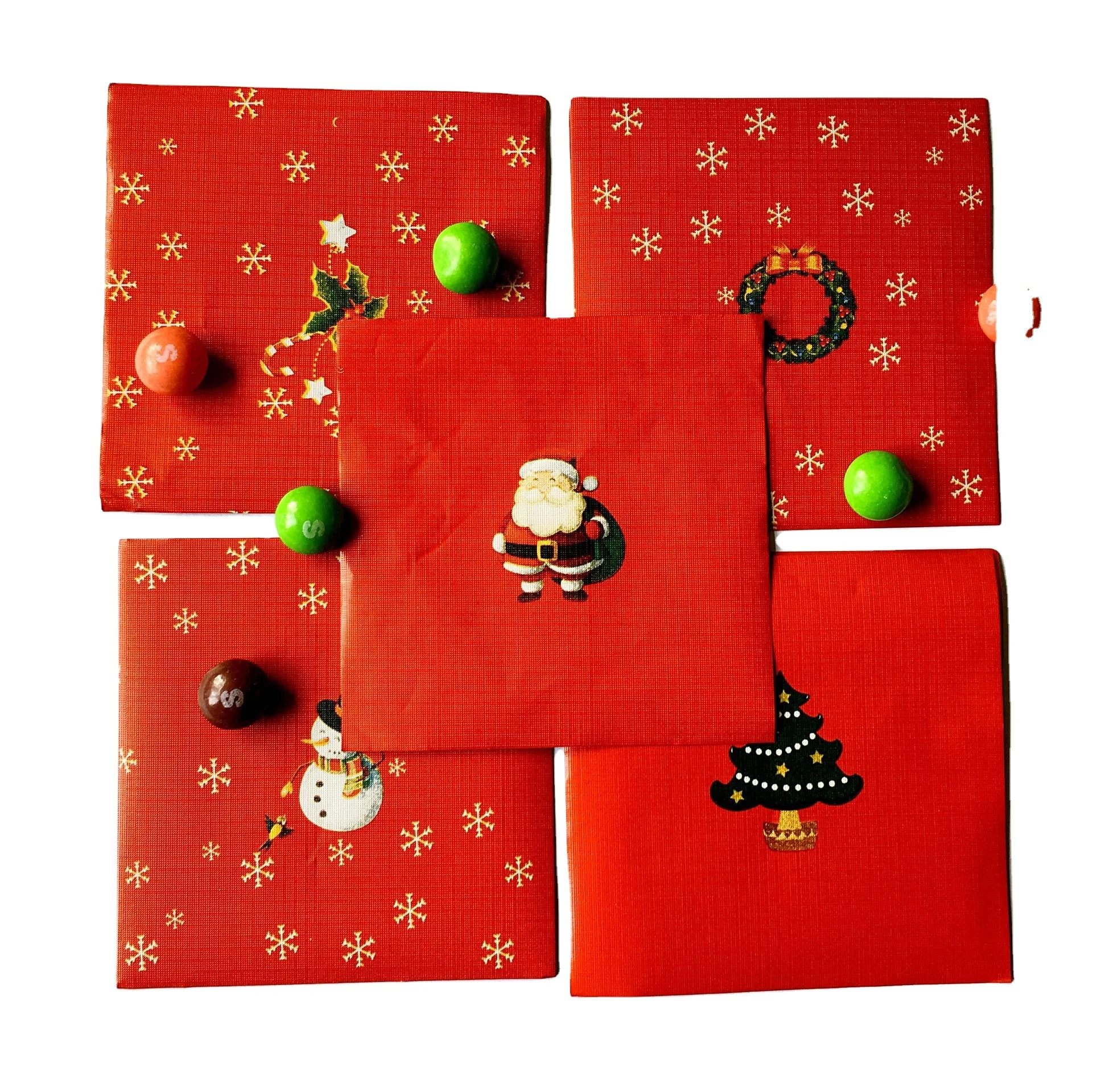 christmas printing  Aluminum Foil paper chocolate paper chocolate wrapper chocolate foil wrapper by Wedding/Household packaging