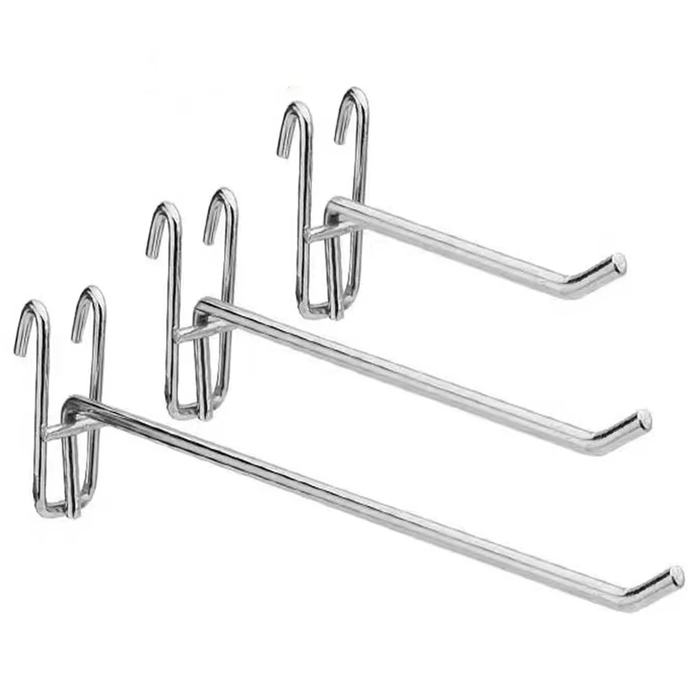 customization metal  pegboard hook  supermarket stainless steel  display rack hook shop display hook