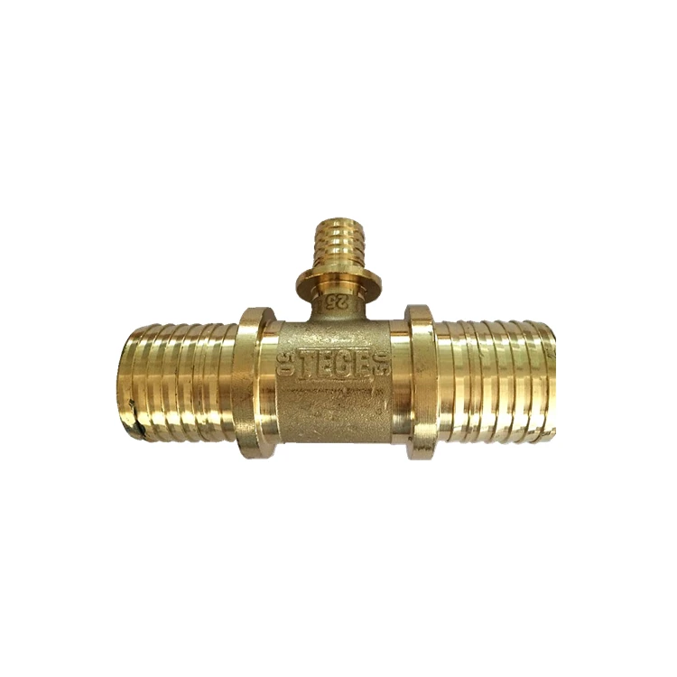 AVONFLOW High Quality Brass Pipe Fittings  Water Heating Fittings Tee Brass Fitting