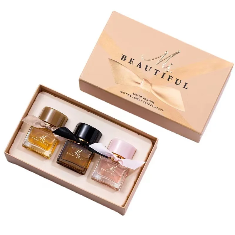 Chinese perfume ladies mini set gift box perfume bottle packaging size 30ml travel perfume