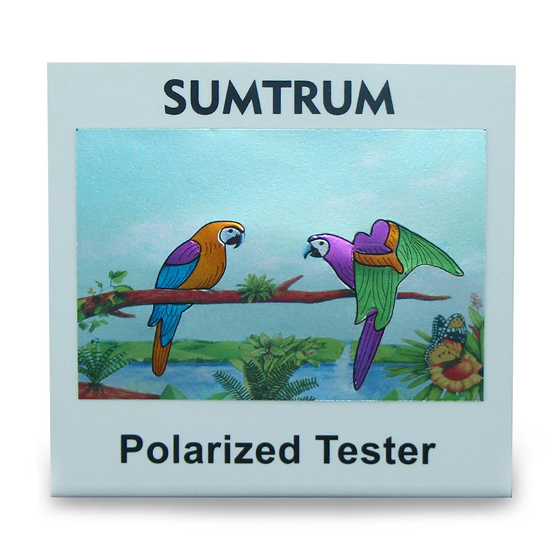Custom Polarized Sunglasses Lens Test Cards Accept Small  1000pcs fashion PVC&POLARIZER  Customized Logo