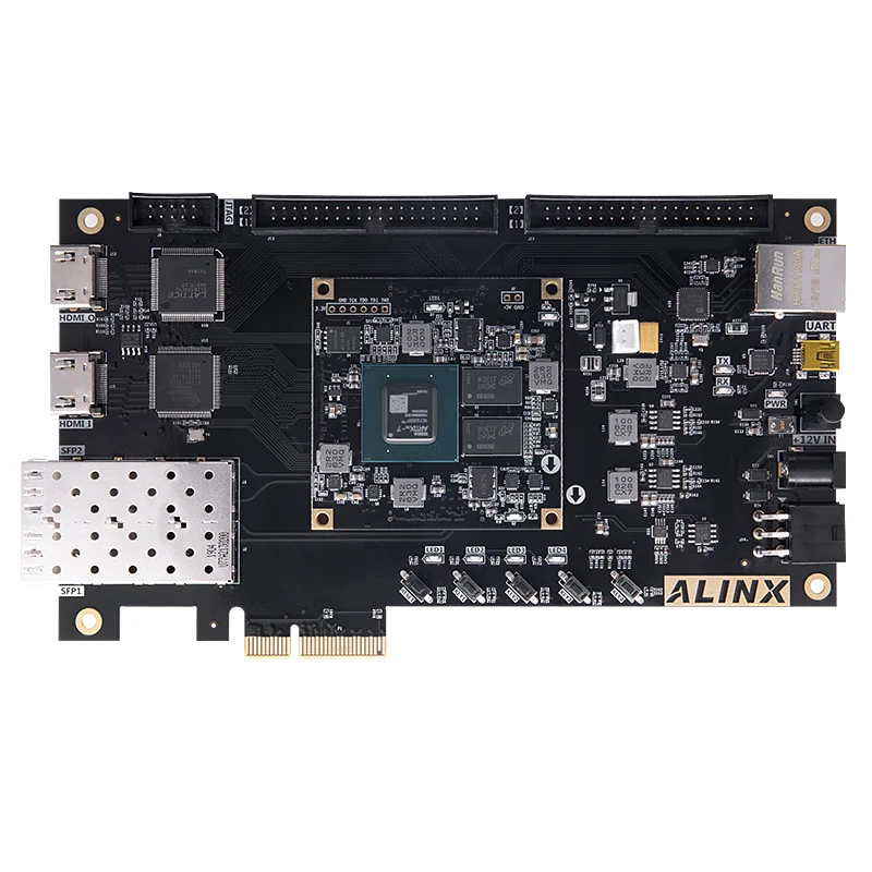 
ALINX AX7A035: XILINX Artix-7 XC7A35T FPGA Development Board A7 SoMs XC7A 35T SFP PCIe 