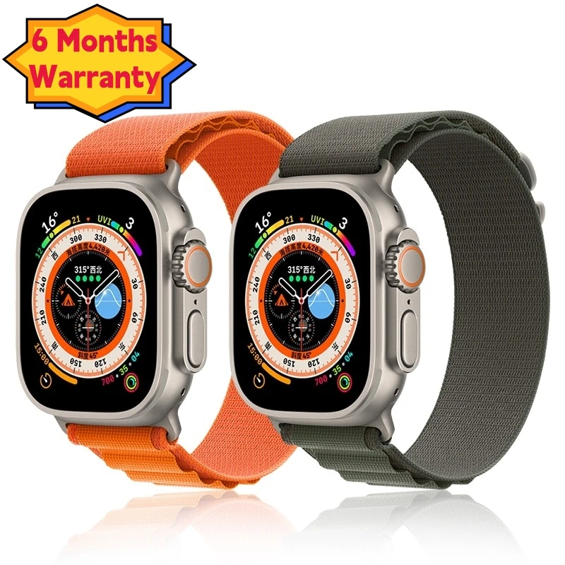 Оптовая продажа ремешок для часов alpine серии iWatch Ultra 8 7 SE 49 мм 45 41 нейлоновый спортивный смарт-браслет