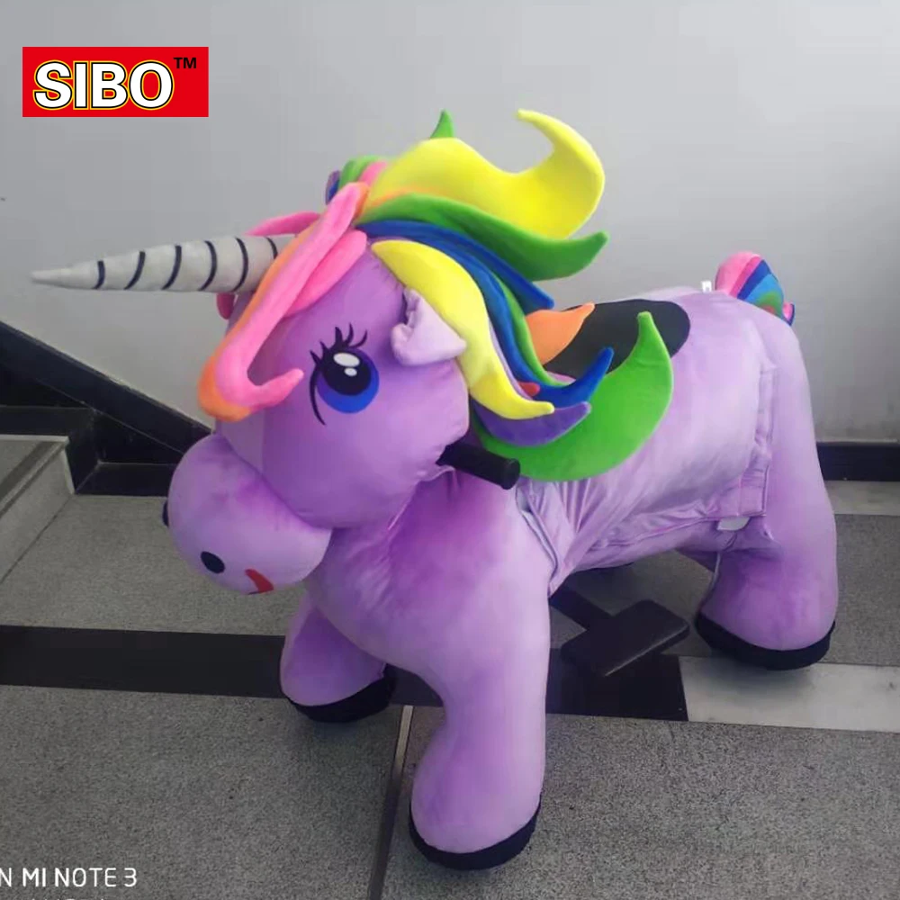 High Quality Kids Horse Riding Plush Riding Animal Ride Toy Car