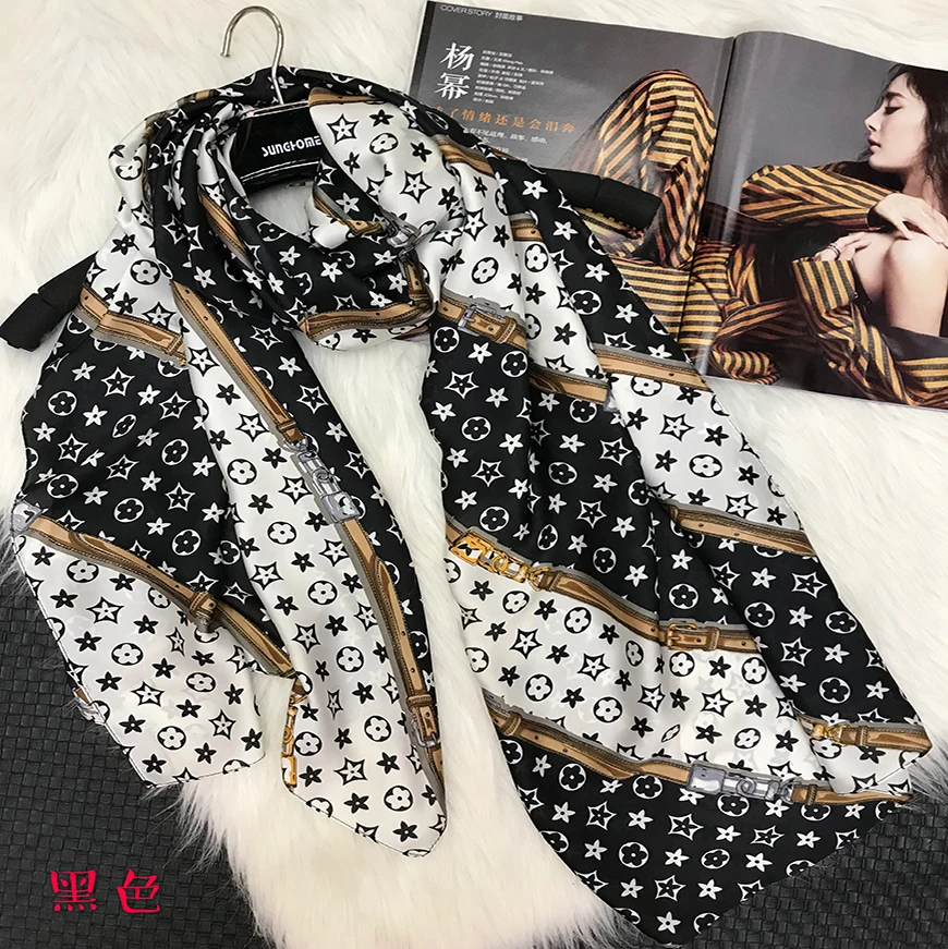 
Perfect Design Printed Logo Digital Twill Women Ladies Scarves Head Wrap Square Satin Muslim Headscarf Silk Scarf 