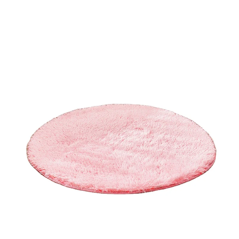 
Round Floor Mat Living Room Carpet Computer Chair Mat Yoga Mat 