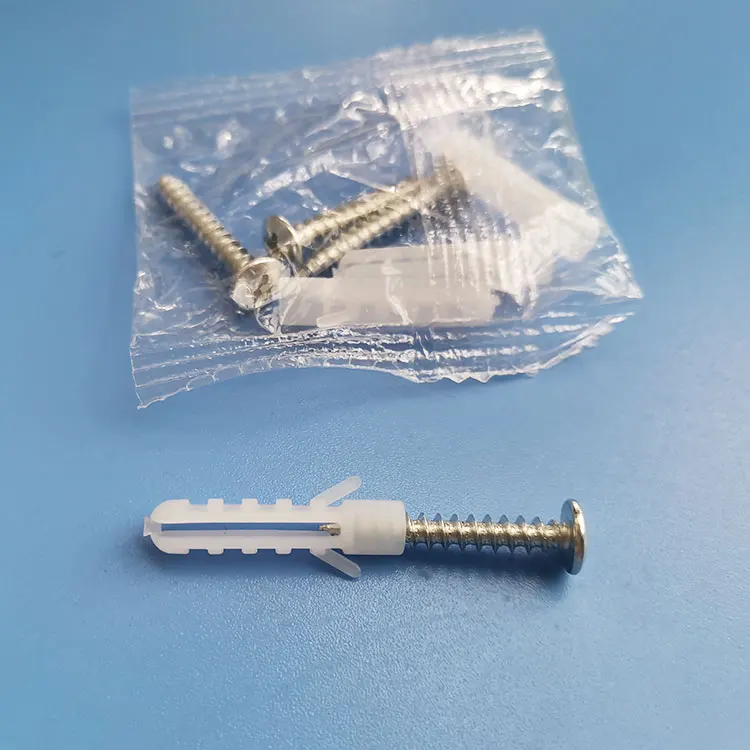 self-tapping screw expansion tube plastic anchor plug 6*25 expansion plug screw accessories package
