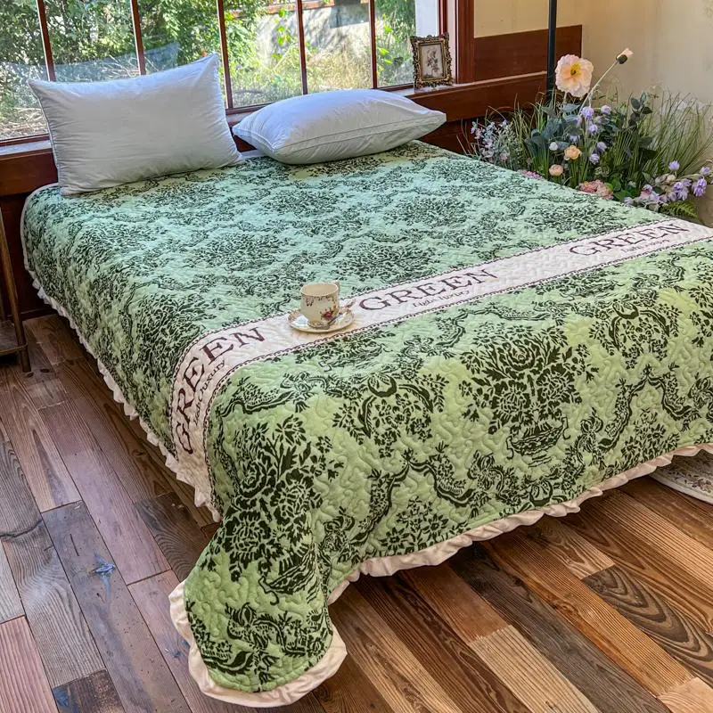Bedding Set 2024 New Printed Milk Velvet Cotton Bed Cover Totem