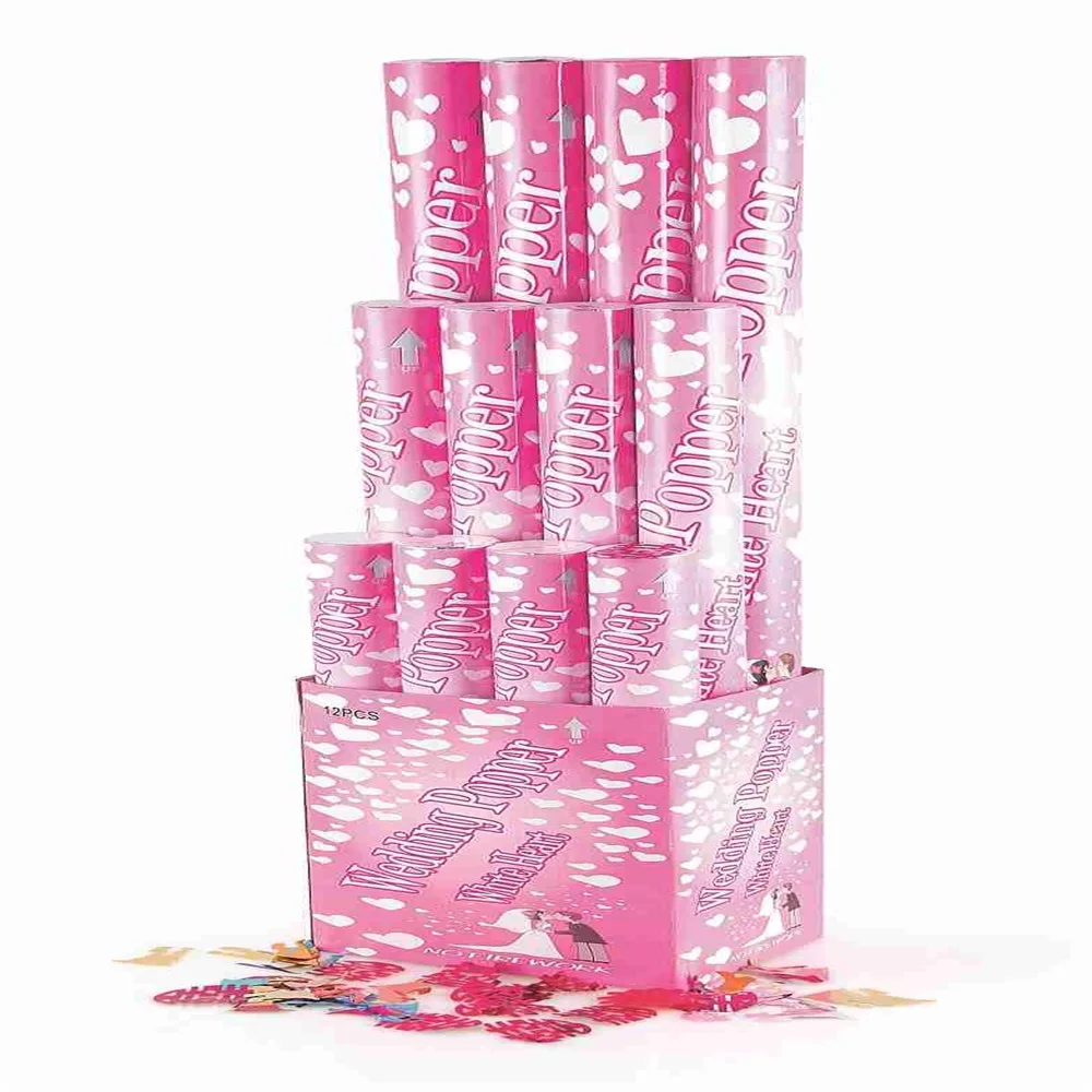 OMG factory wholesale party celebration popper decorations personalised wedding streamer confetti cannon Without Fire pegasus