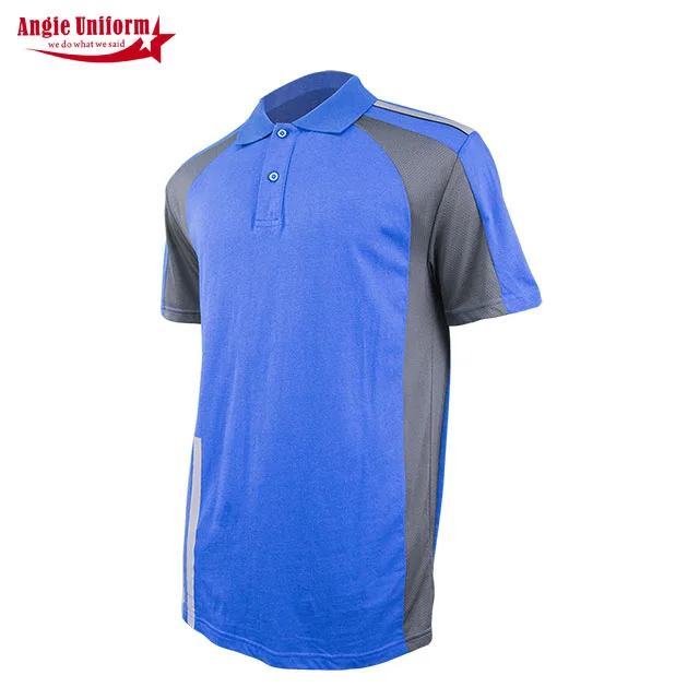 Oem Odm New Design Moisture Wicking Mercerized Cotton Woven Knitted Short Sleeve Polo T-Shirt For Men