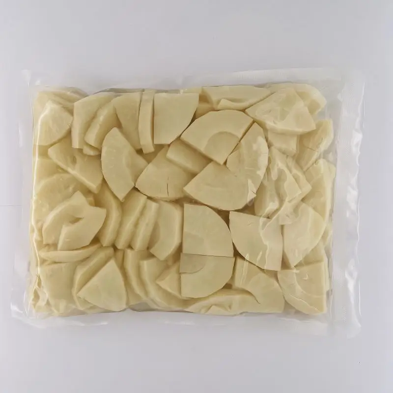 Meisei Natural Preserved Winter Bamboo Shoot Dice Diced Boiled Canned Bamboo Shoots Cooking Vinegar Process Vacuum Pack