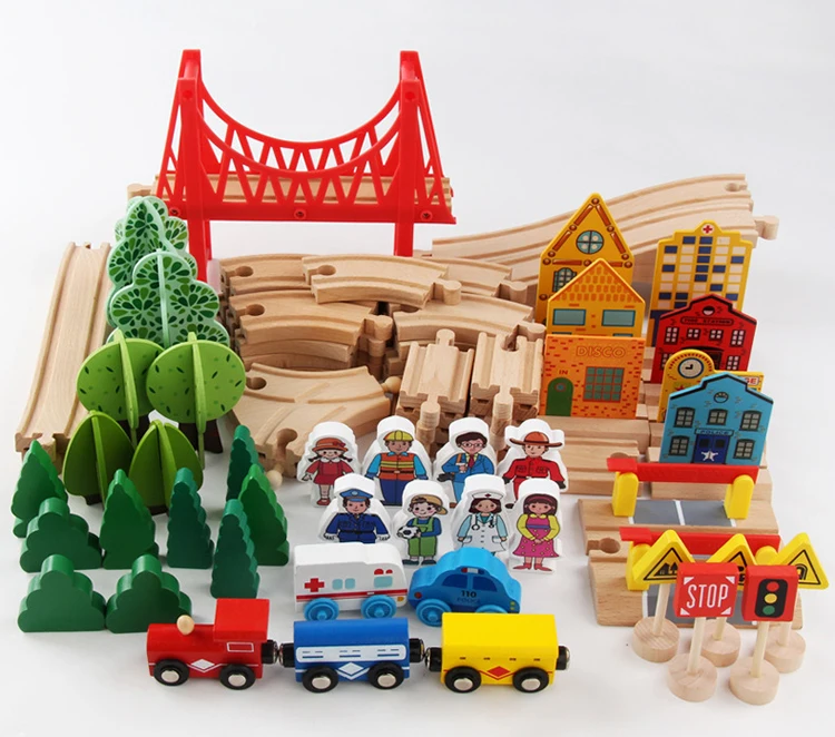 
Hot sell wood snatch block set toy table 