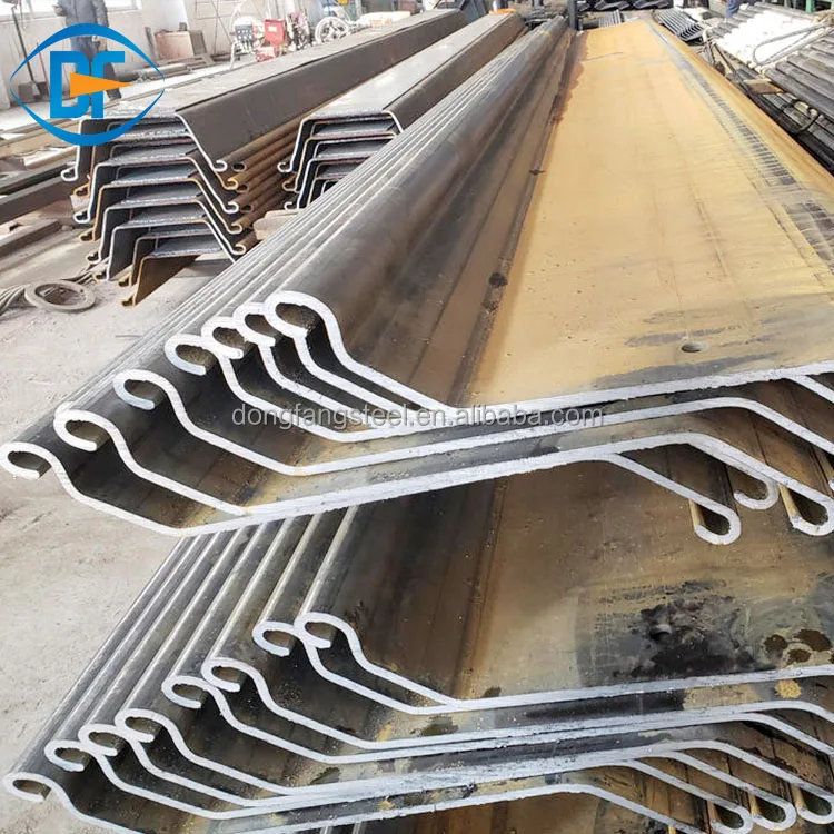 Z-shaped steel sheet pile S355S430 SY295 SY390 Grade50 good quality and low price  factory directly sale for construction