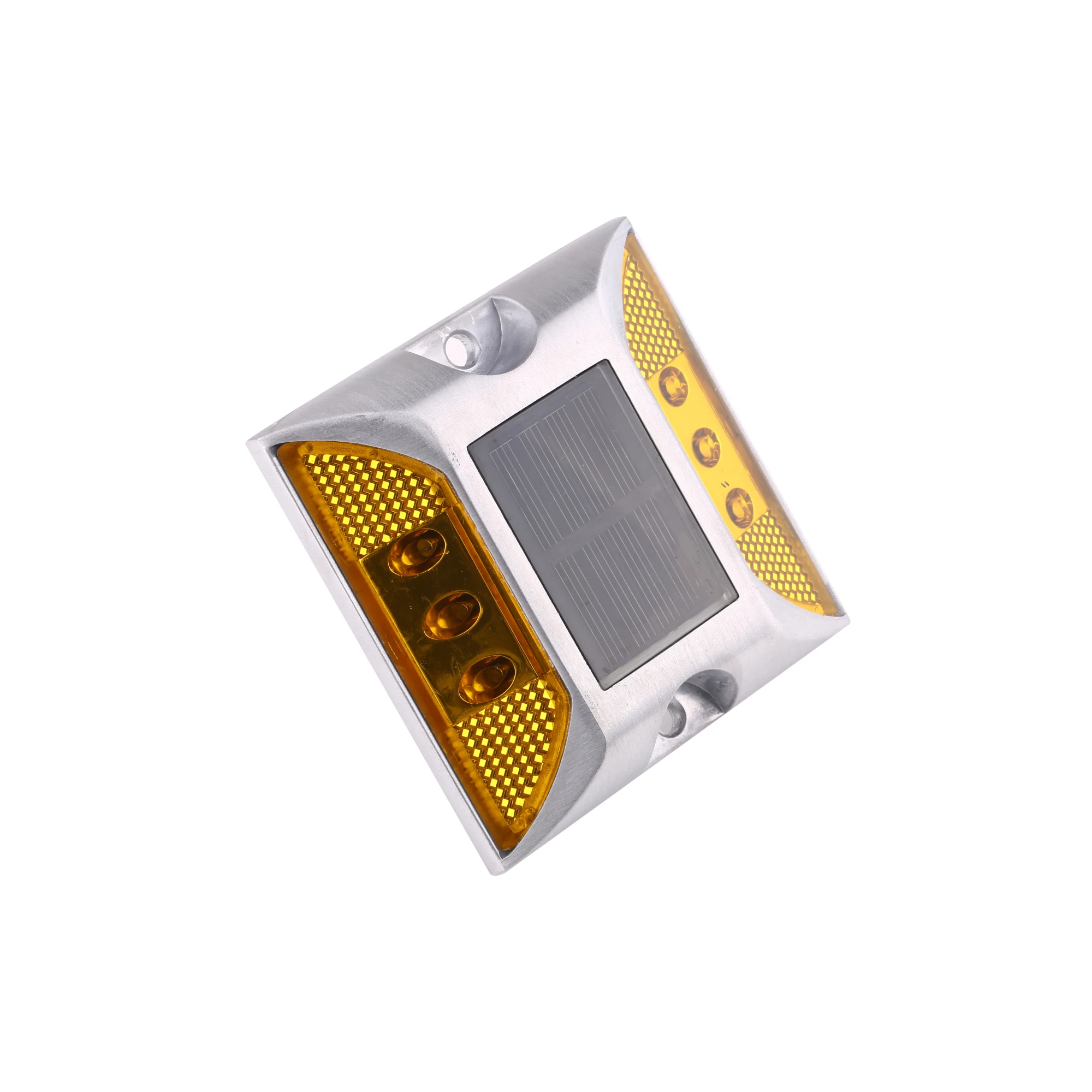 Energy Saving And Environmentally Friendly Cast Aluminum LED Road Warning Studs With Reflective Film