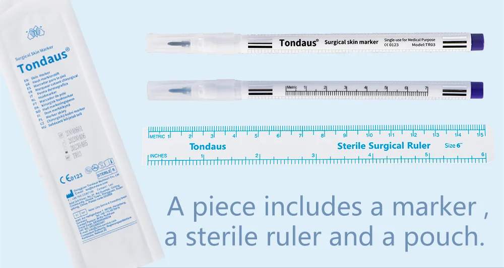 Factory Direct sale Wholesale High Quality Sterile Dual Tip Skin Marker Pen