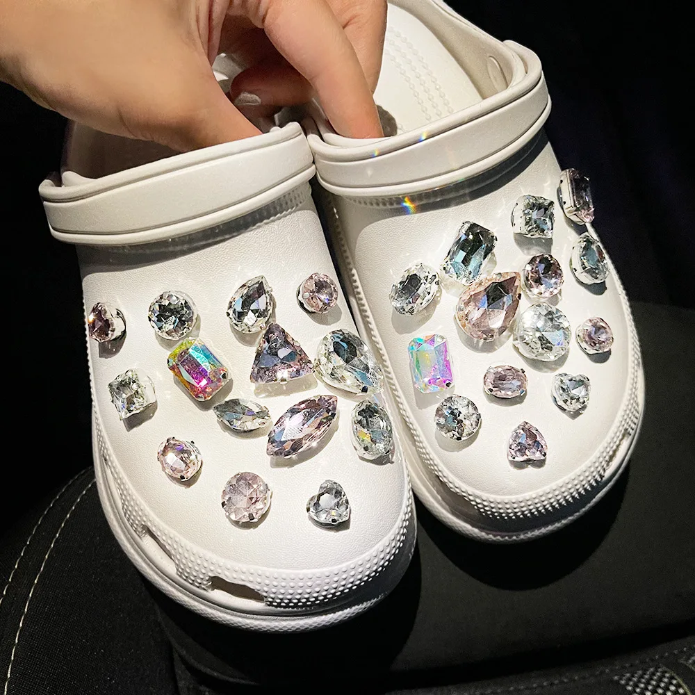 New Accessories Shoe Flower Slipper Sandal DIY Decorative Diamond Violent Bear