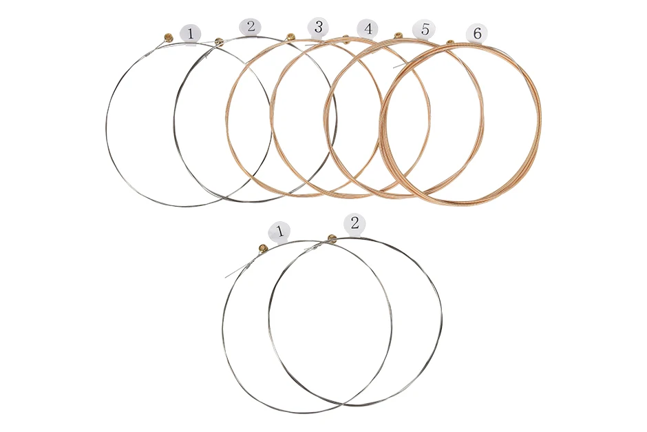 musical instrument  010 011 012 brass acoustic guitar strings 8 manufacturer custom guitar string pack