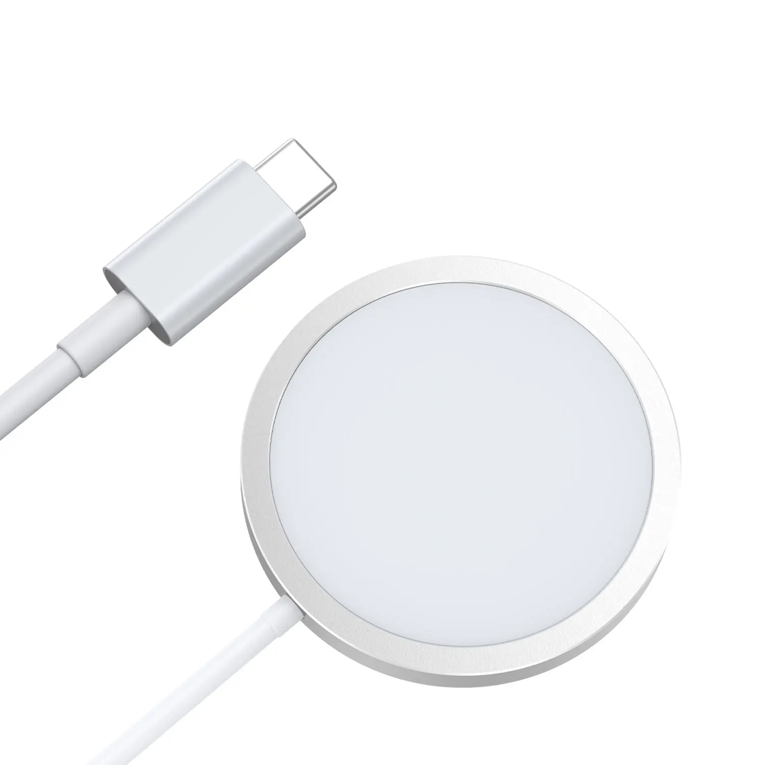 New 15 w Type c magnet wireless charger for Iphone 12 Pro Max qi wireless charger 15w for iphone magnetic appl wireless charger
