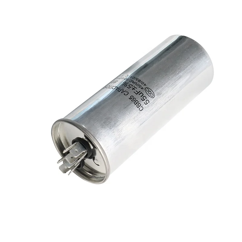 Air Conditioner High Insulation Resistance CBB65 Dual Run Capacitor