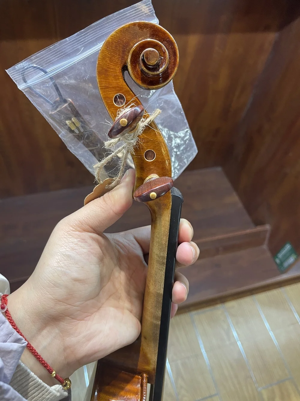 Quality European wood antique color nice flamed  professional Violin