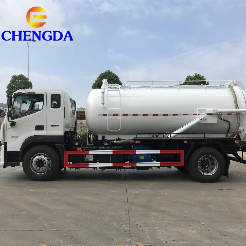 Low Price Foton Vacuum Sewage Transport Special Truck