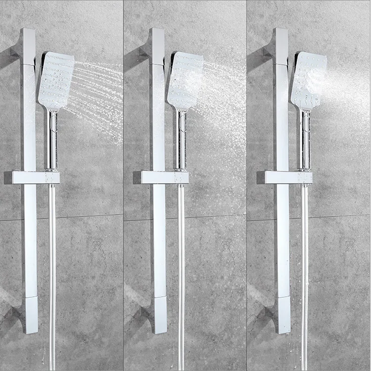 2024 Sanitary Ware Chrome Plated Hot Selling Wall Mounted Bathroom Ceiling Brass Shower Sets Manufacturers