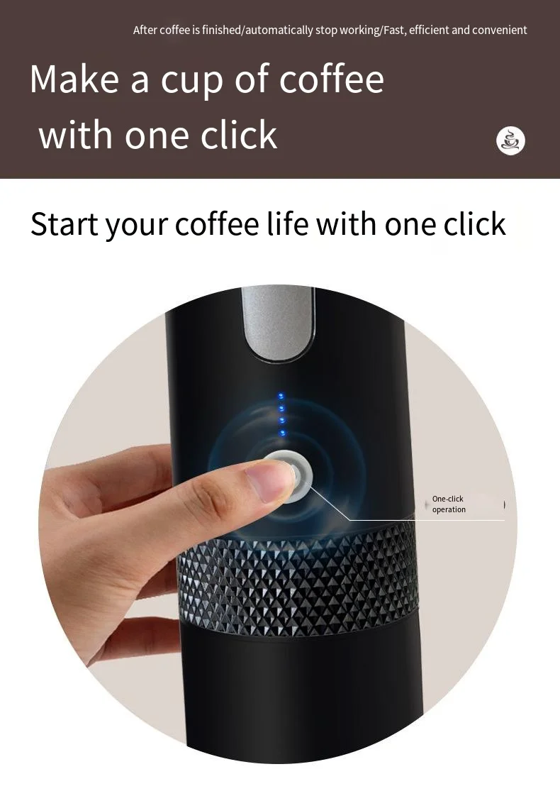 Mobile portable Coffee cup Portable coffee machine wireless Outdoor electric vehicle carrying mini