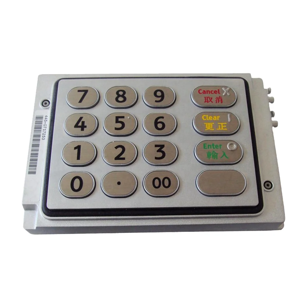 new orginal ATM Machine part Components NCR EPP Keyboard,ncr epp keyboard  4450717253 445-0717253