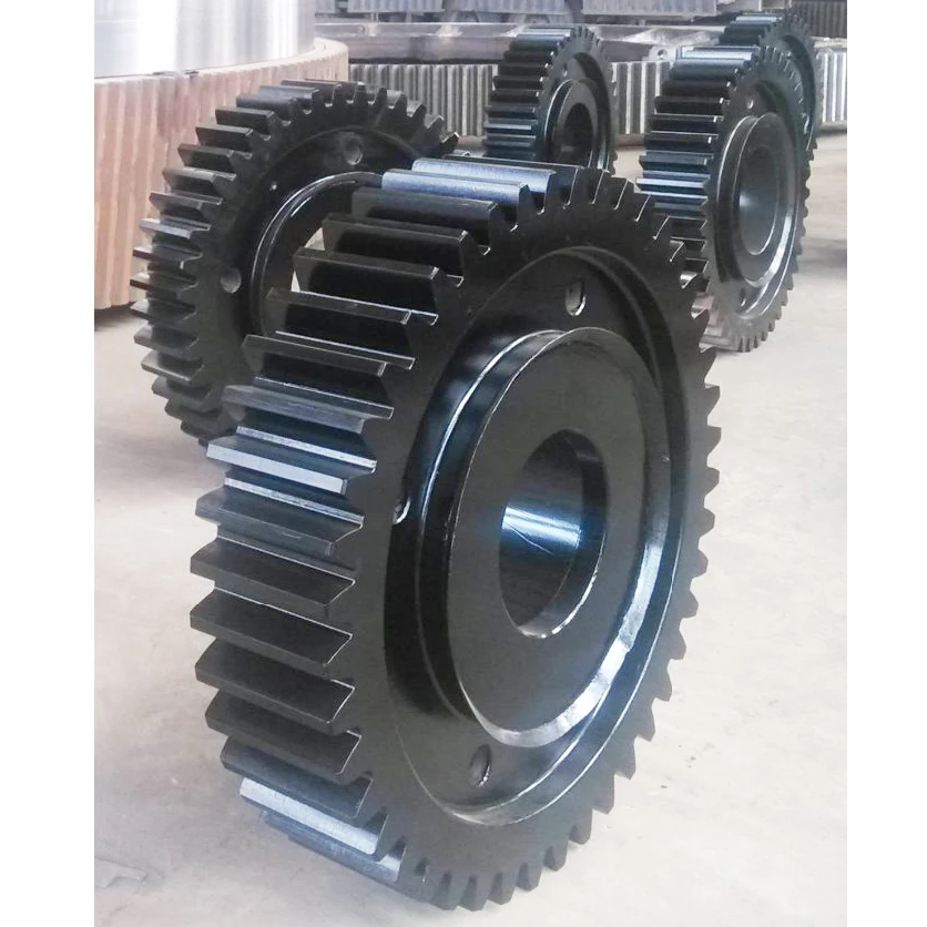 Токарный станок с ЧПУ, кованая сталь, зубчатая шестерня, вращающаяся печь, OEM зубчатая шестерня, цементная мельница, кованая стальная зубчатая шестерня