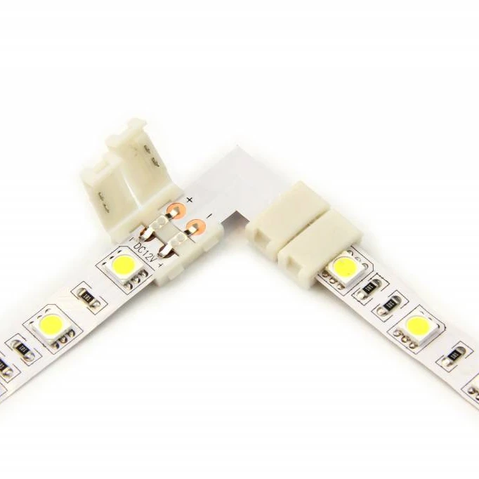 8 мм 10 мм 2 Pin 3Pin 4 Pin-код L Форма Led Rgb Разъем для подключения угловая под прямым углом 5050 2835/3528) Светодиодная лента с usb-питанием
