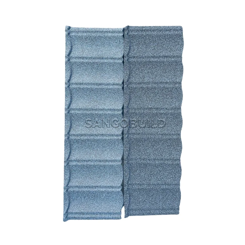 Noise Reduction Design Aluminium Roofing Sheets Weather Resistant Stone Coated Metal Roof Tiles