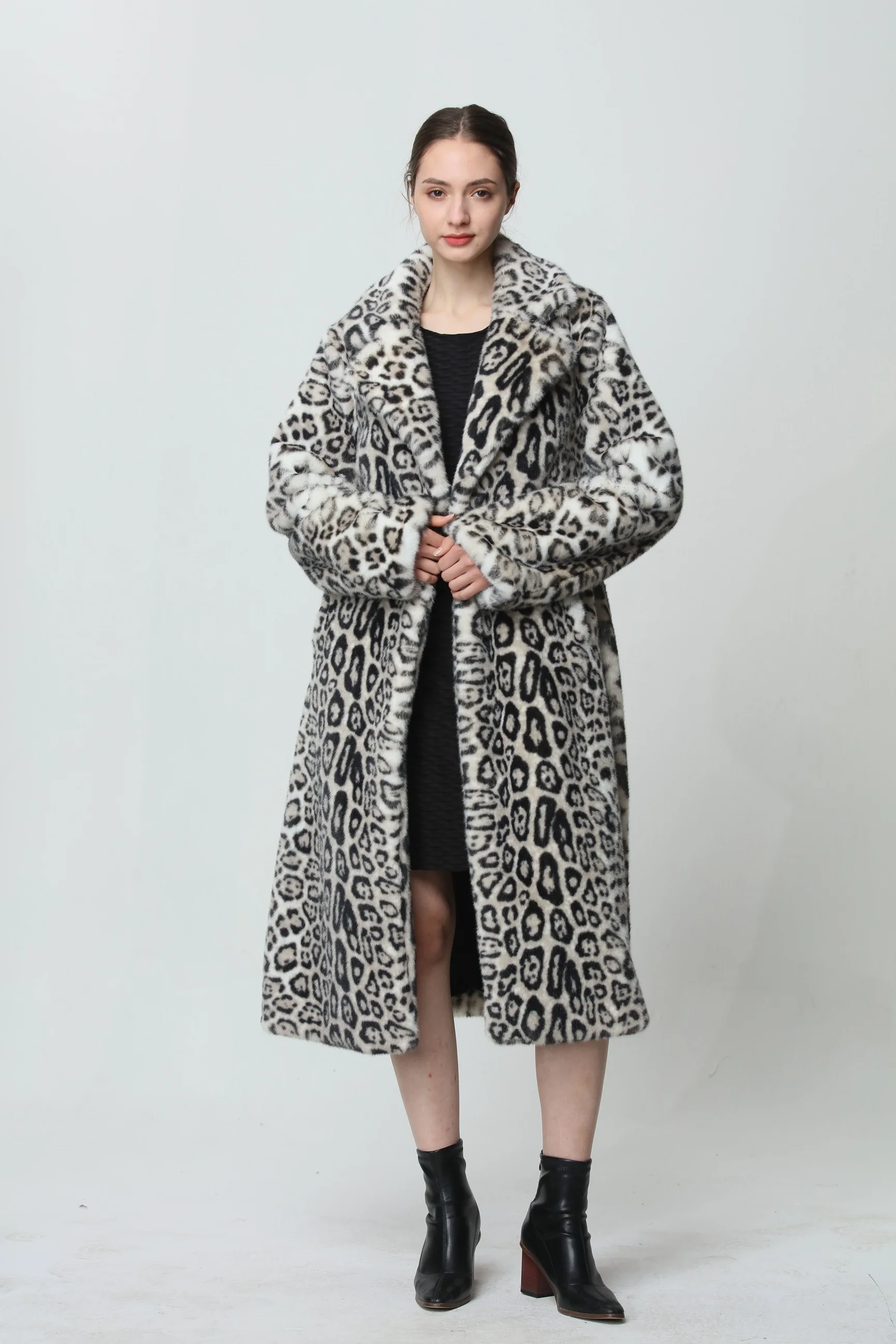 2022wholesale Natural Fox Fur Coat High Quality Long Use Possum Faux Custom Winter Sexy Women Fur Coats