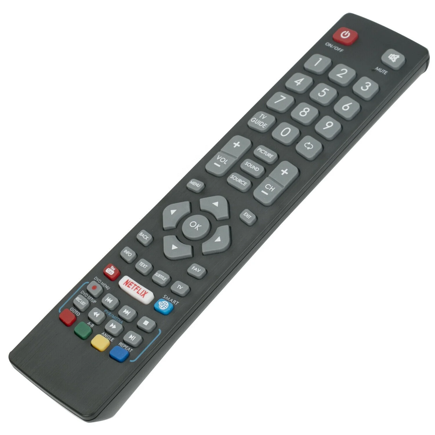 Replacement BLF/RMC/0008 TV Remote Control fit for Blaupunkt Smart TV BLFRMC0008