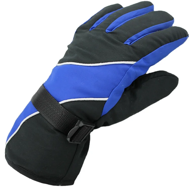 Ski Guide Gloves Warm Electric Heating Gloves High Quality Winter Leather Women Snowboarding Gloves