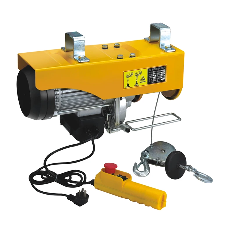 PA1000 30m Factory Price Lifting Tools 200kg -1000kg Industrial Electric Wire Rope Hoist