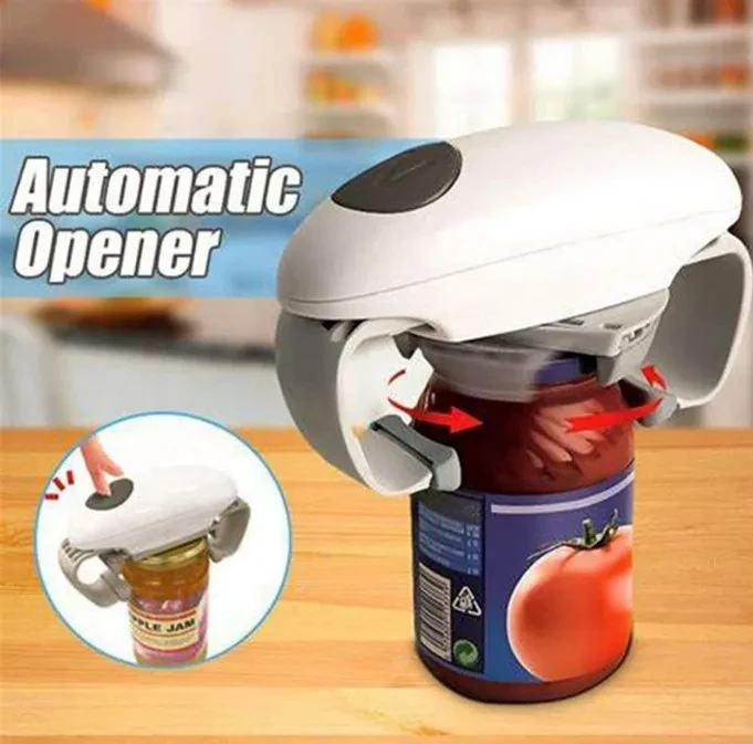 Hot Selling Automatic Jar Opener Bottle Tin Opener Canned Electric Kitchen tool Hands Free Operation Kitchen Gadgets Can Opener