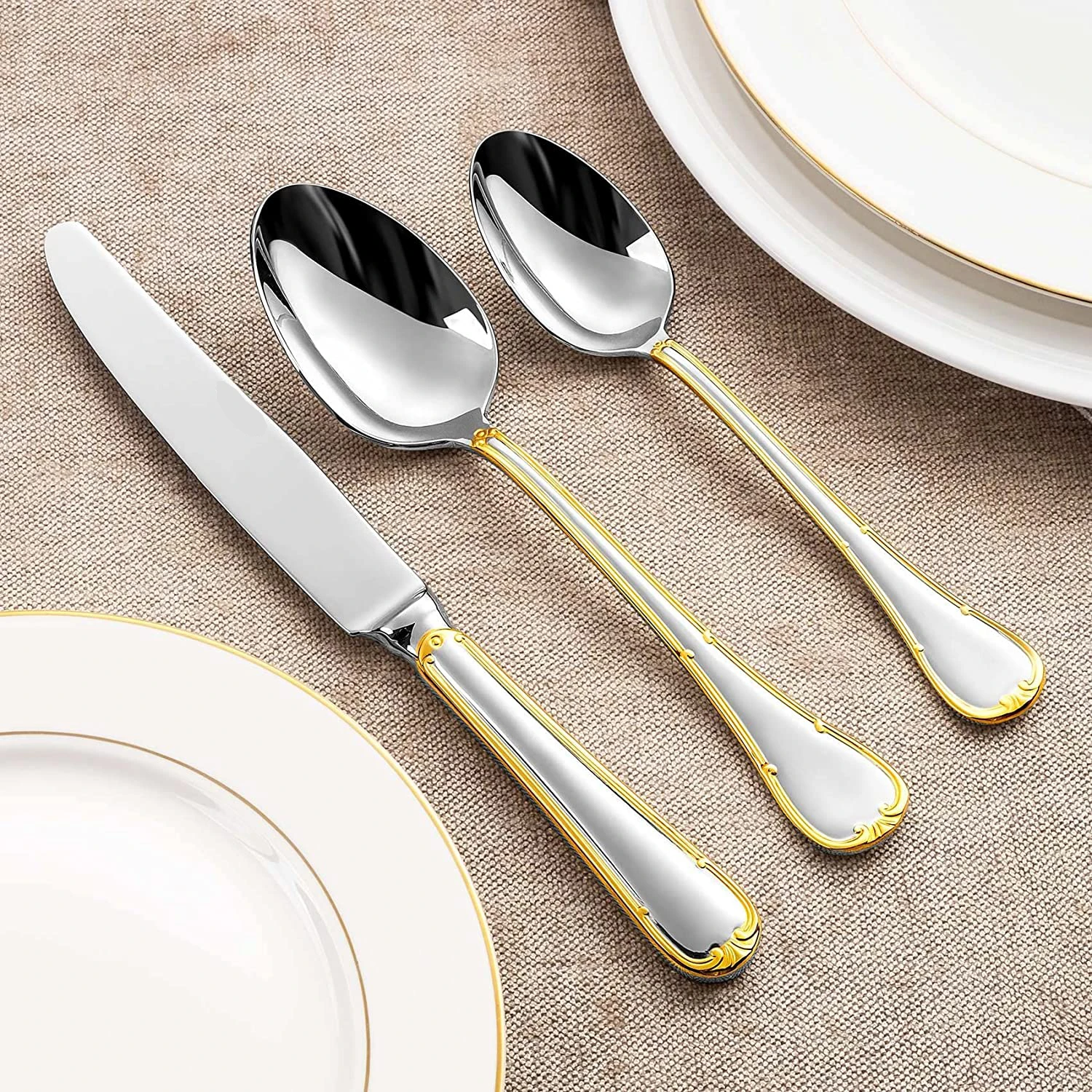 Mirror Polished Dinner Spoon 18/10 Stainless Steel Spoons Fine Tablespoon