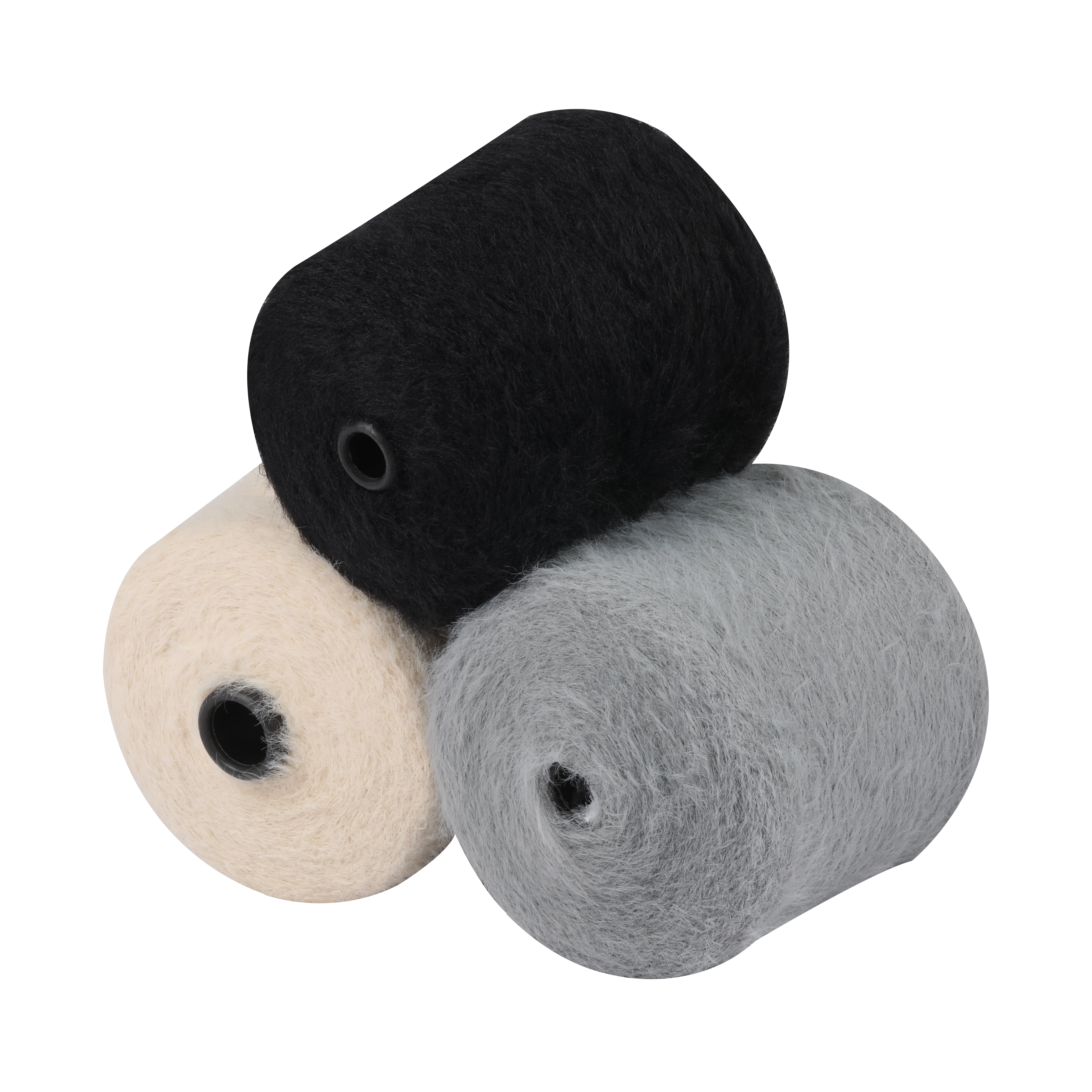 
Wholesale No Hair Loss Mink Soft Comfortable 13Nm/1 And Fashion Feather Nylon Fancy Yarn Factory 