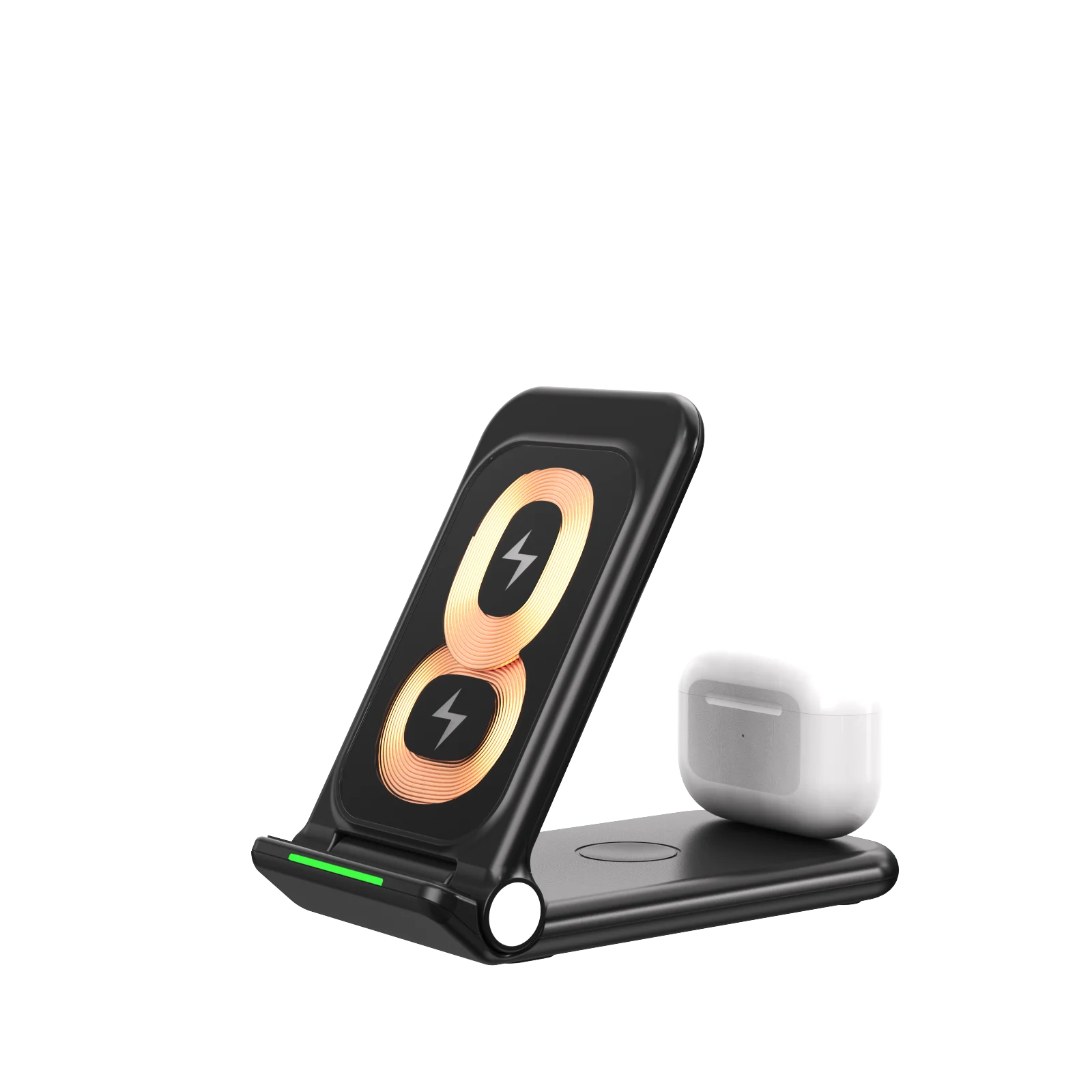 3 in 1 smart portable phone holder watch stand wireless charging station