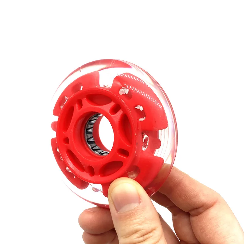 Skate Shoe Casters Flashing PU Wheel LED Roller Skate Wheel