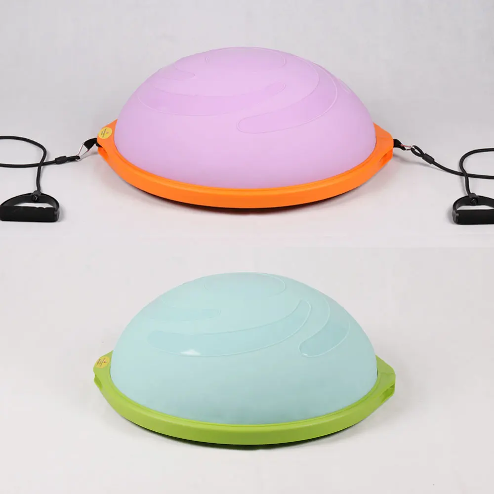 Colorful PVC Yoga Half Ball Balance Exercise Hemisphere Home/Gym Indoor fitness training